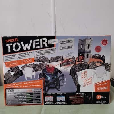 HEXBUG Battle Ground Spider Tower – Fight with Light Playset