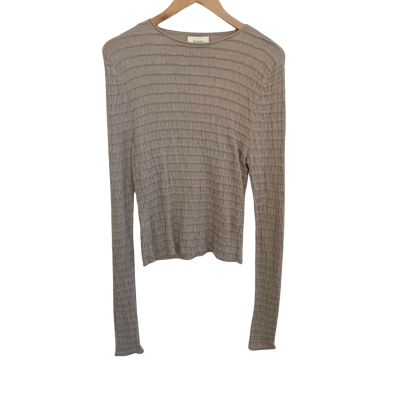 Dissh Womens  Size XXL Long Sleeve Top Grey 