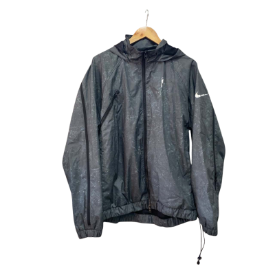 Nike Mens  Size M Hood Jacket Grey 