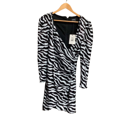 BNWT Bardot Sequin Zebra Dress Size 14 