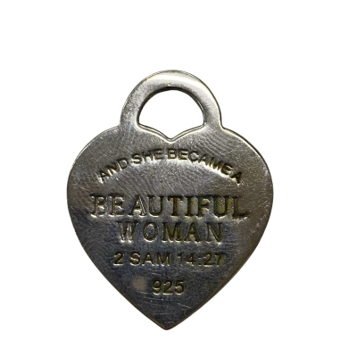  Womens Love Hart Pendant Silver 925
