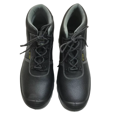  Safety Jogger Mens  Size 46 Black Mid Cut Leather Safety Boot 