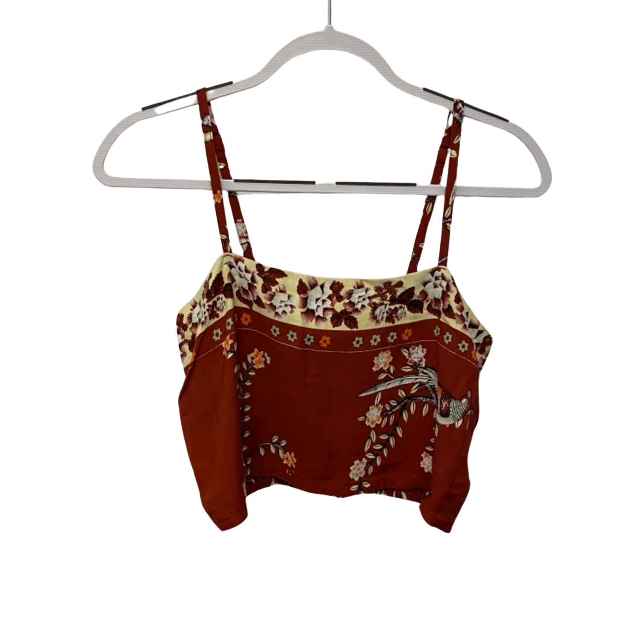 Saffron Road Womens Size M / S Singlet Orange (s)