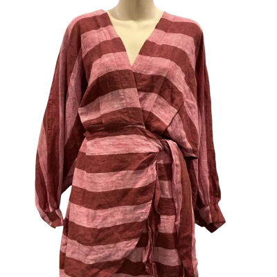  The Shanty Womens  Size S Pink  / Striped Dress