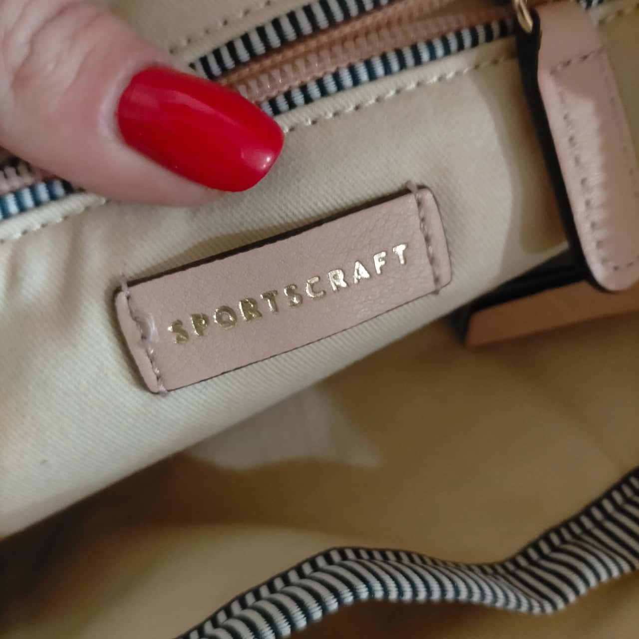 AS NEW Sportscraft Leather Handbag (s)