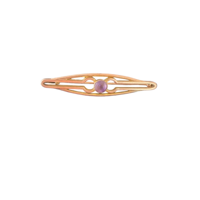 Bar Brooch Hallmark 9CT 