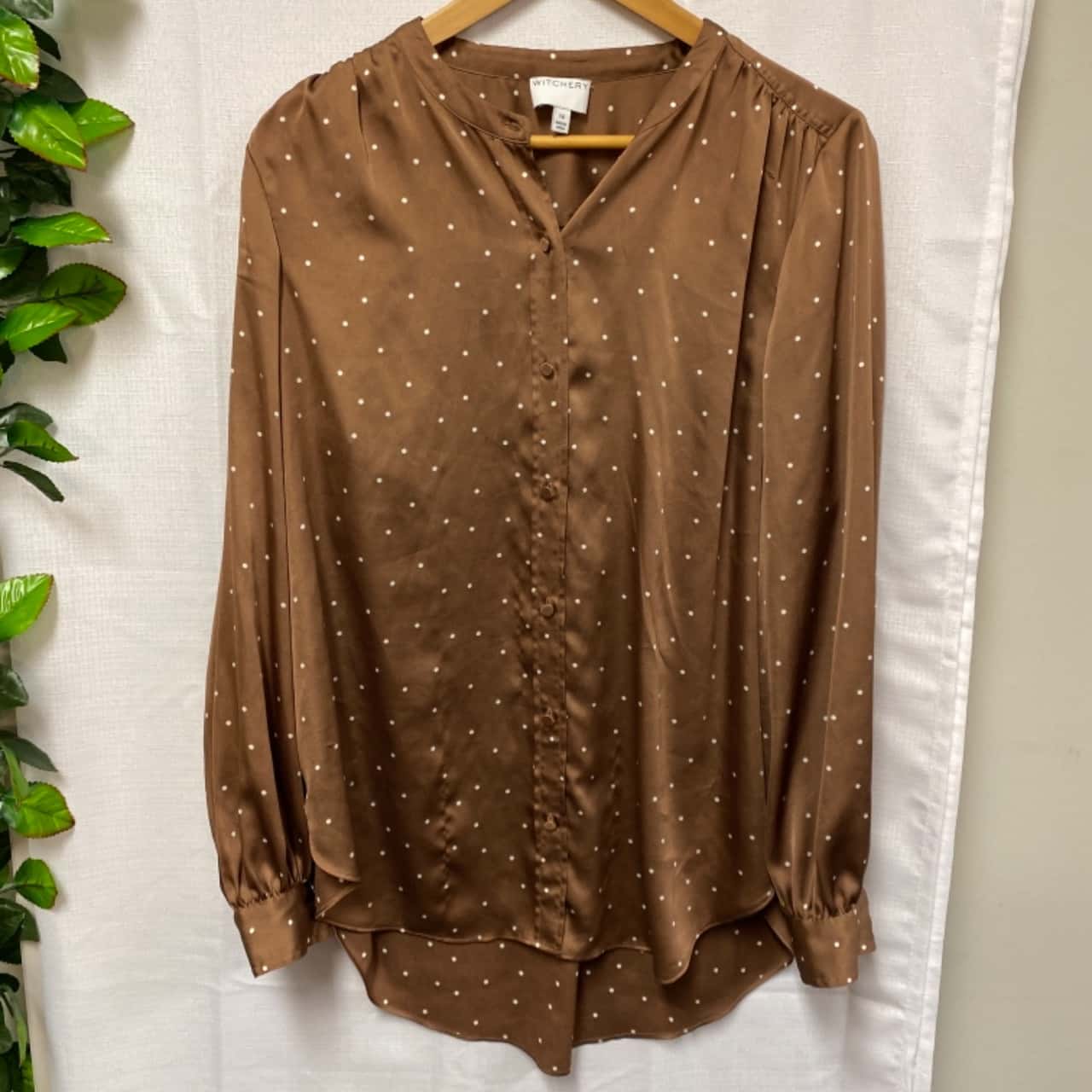 Witchery - Ribbed Button Up Top