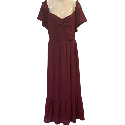 You + All Womens  Size 24 Maxi Dress Red 