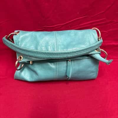 Borse in Pelle Women's Leather Handbag Aqua