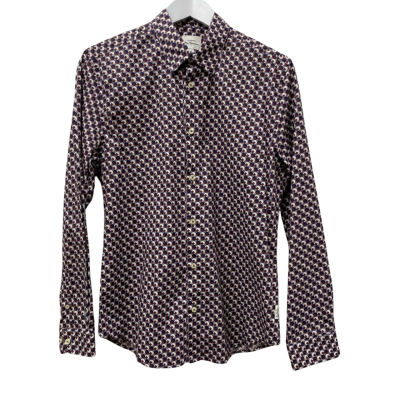 Ben Sherman Mens Size M Business Shirt Pattern 100% Cotton