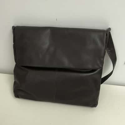 Oran Brown Leather Shoulder Bag Cross Body Bag 