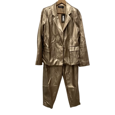  Eb&ive Allegro Crop Blazer & Relaxed Pants   Size M / S Luxe 