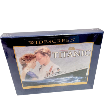 BNWOT The Titanic Video Cassette/ Book Box Set