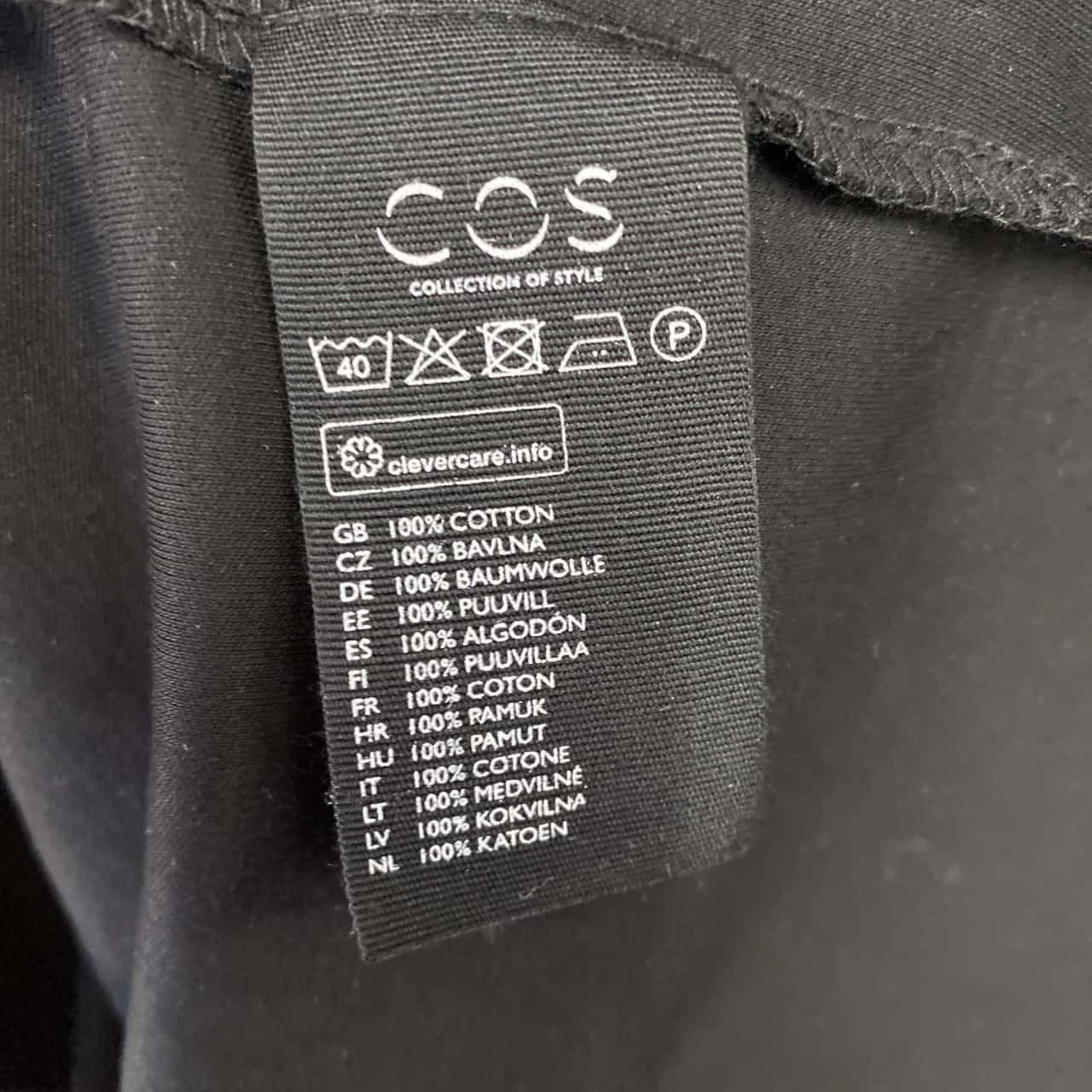 COS Womens Size S Tunic Dress Black (s) - New With Tags | Salvos Stores