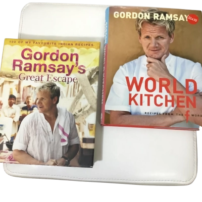 Harper Collins + FSC Gordon Ramsay 2 Cookbooks. 40 X 30 CM. Multicoloured