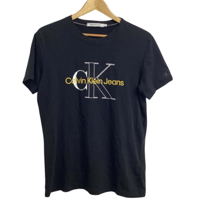 Calvin Klein Mens  Size L Short Sleeve T-shirt Black  