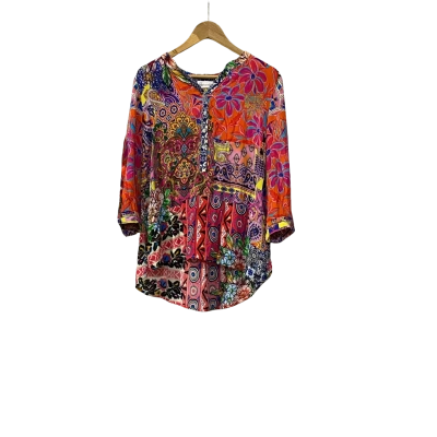 Fella Hamilton Womens  Size 16 / L Long Sleeve Shirt Floral / Multicoloured 