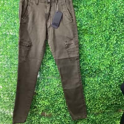 Jag Womens  Size 8 Slim Fit Jeans Khaki 