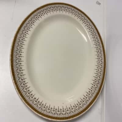 J & G Meakin England Oval Platter