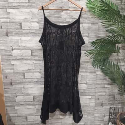 TS Womens  Size L Casual Dress Black  