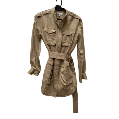 Shona Joy  Utility shirt camel colour size 8