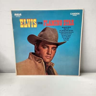 ELVIS sings flaming star vinyl