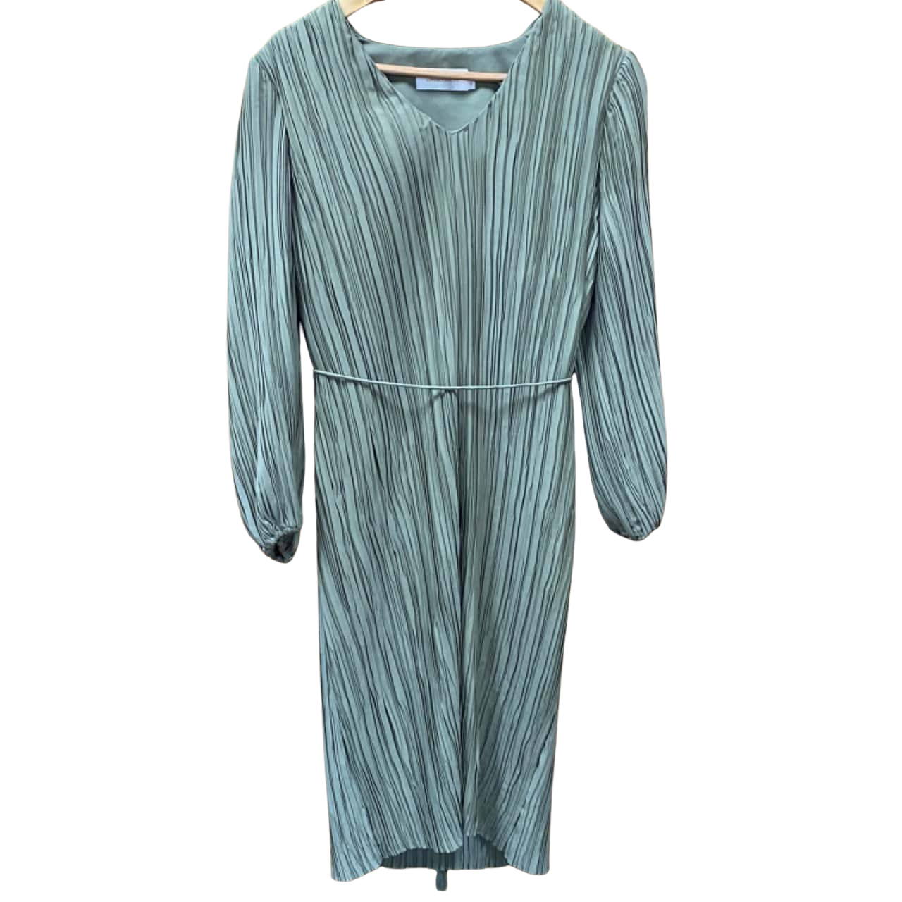 Zimmermann Olive Green V-Neck Long Sleeve Dress Size 0(s) - Used Very Good | Salvos Stores Zimmermann Olive Green V-Neck Long Sleeve Dress Size 0(s) - Used Very Good | Salvos Stores