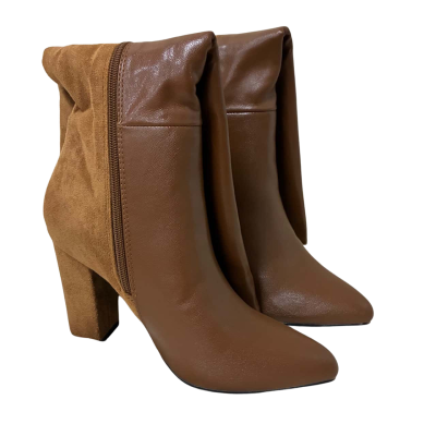 Womens Size 37 Knee High Boots Tan Brown 