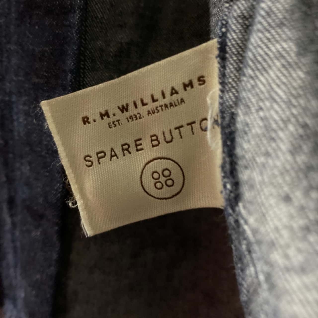 R.M. Williams Mens Jacket Size M Black (s)