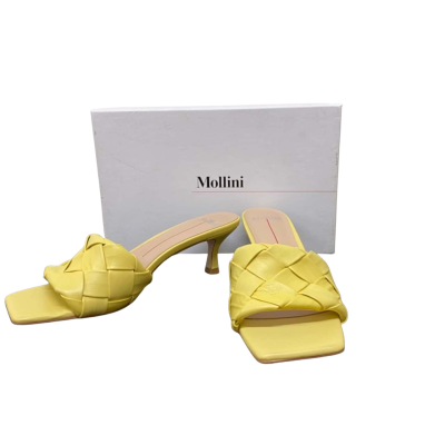 Mollini Womens Slides Dilansa-mo  Size 41 Lemon
