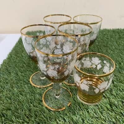 Grapevine Glasses x6