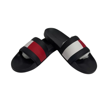 Tommy Hilfiger Unisex Slides  Size 45 Navy Blue / Red 
