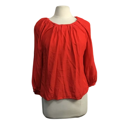 Veronika Maine Womens  Size 10 Vibrant Red Top