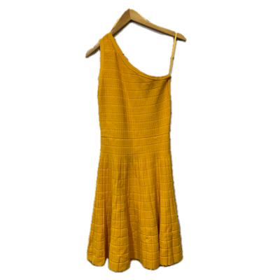 Michael Kors Womens Dress Size S Off The Shoulder Dress Yellow 