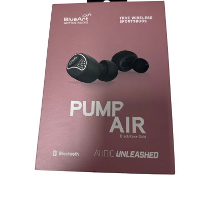 Pump air blue ant true wireless sportbuds black rise gold