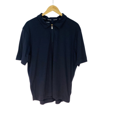 Calvin Klein- Mens Polo Shirt - Black  (Size XL)