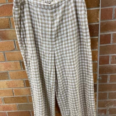 Sportsgirl Womens  Size 16 Checked Pants 