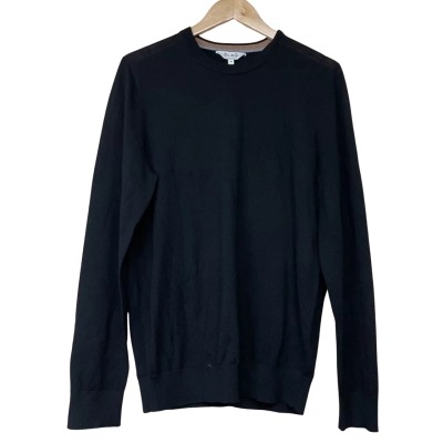 Brand New - BLAQ Merino Wool Black Knit - Size M