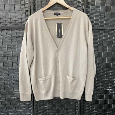 Fields Unisex  Size XL Cardigan Beige 