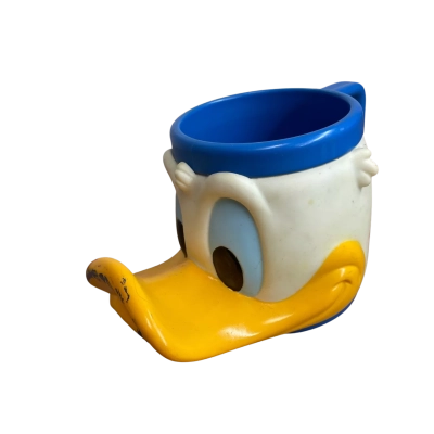 Retro Disney Collectable Donald Duck Plastic Mug