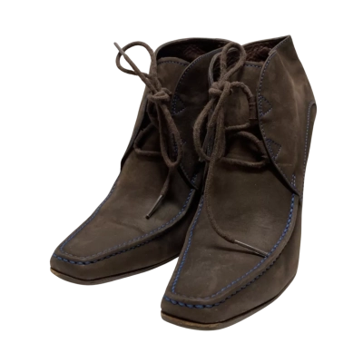 Tod's Womens  Size 8 Boots Blue / Brown 