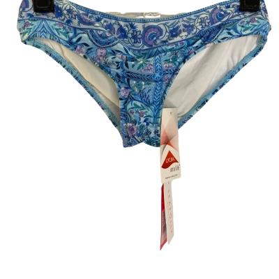Seafolly Womens  Size 12 Bikini Bottoms Blue / Pattern 