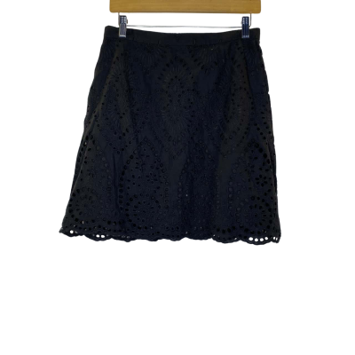Zimmermann Womens  Size 2 Midi Skirt Black  