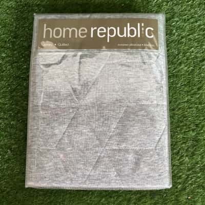 Home Republic Empire Jersey Grey European Pillowcase (New)