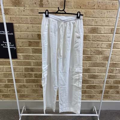 Cotton On Womens Clothing white wide leg pants Size 8 