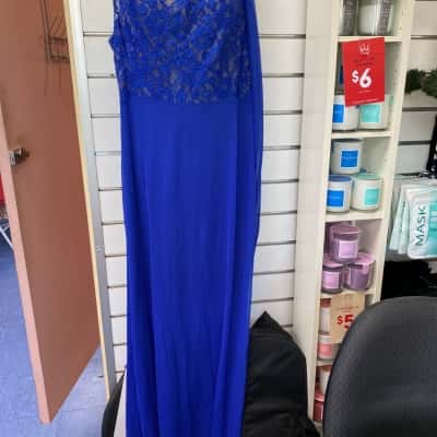 Me too By Matthew Eager Blue Maxi Dress   Size 18 