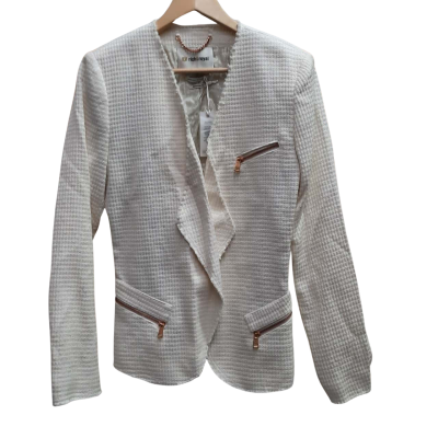 New With Tags RICH&ROYAL (Germany) Size 40/Aus8 Boucle Open Jacket