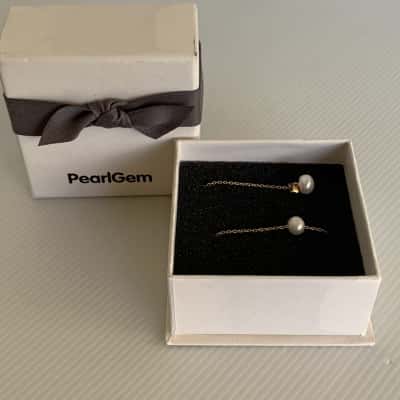  Dainty Gold & Pearl-style Jewellery Set - Teens/Petite Fit