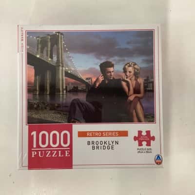 Brooklyn Bridge retro series 1000 piece puzzle