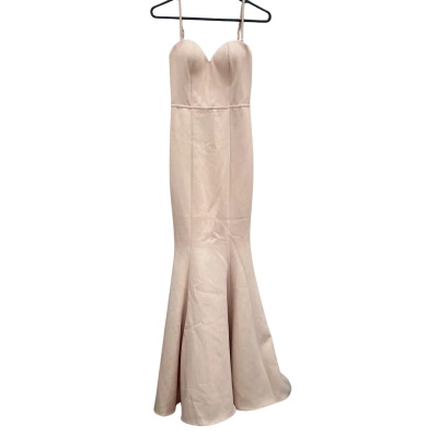 Luxe Elle Zeitoune Womens Size 6 Pearl Sleeveless Maxi Dress